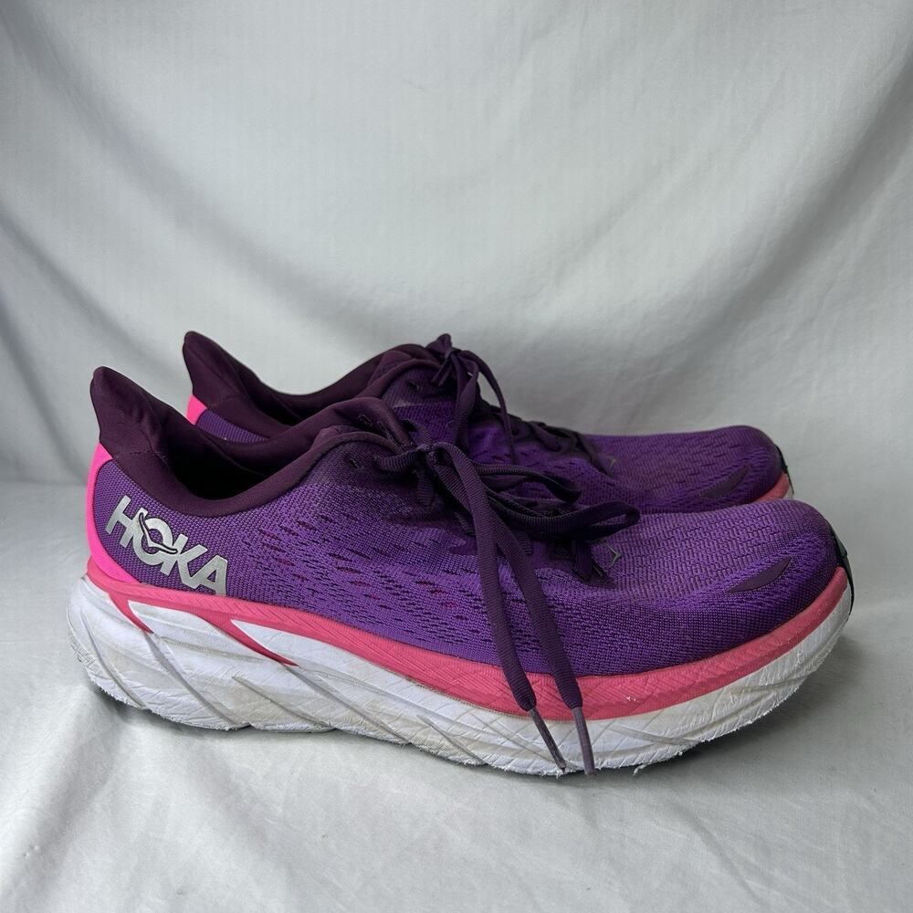 Hoka Clifton 8 Wide Women’s Size 10.5 D Purple *Blemishes